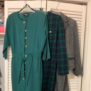 3 Dress Bundle - Petite 10 - Vintage